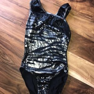 Alpha factor gymnastics leotard